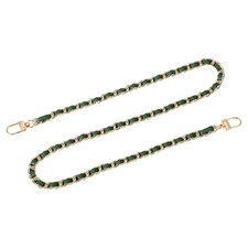 32" Purse Chain Strap with Buckles for Shoulder Green  Gold 