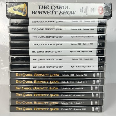 Carol Burnett Show DVD VHS Lot   13 NEW Sealed DVDs + 1 VHS    NIB Set - Vintage
