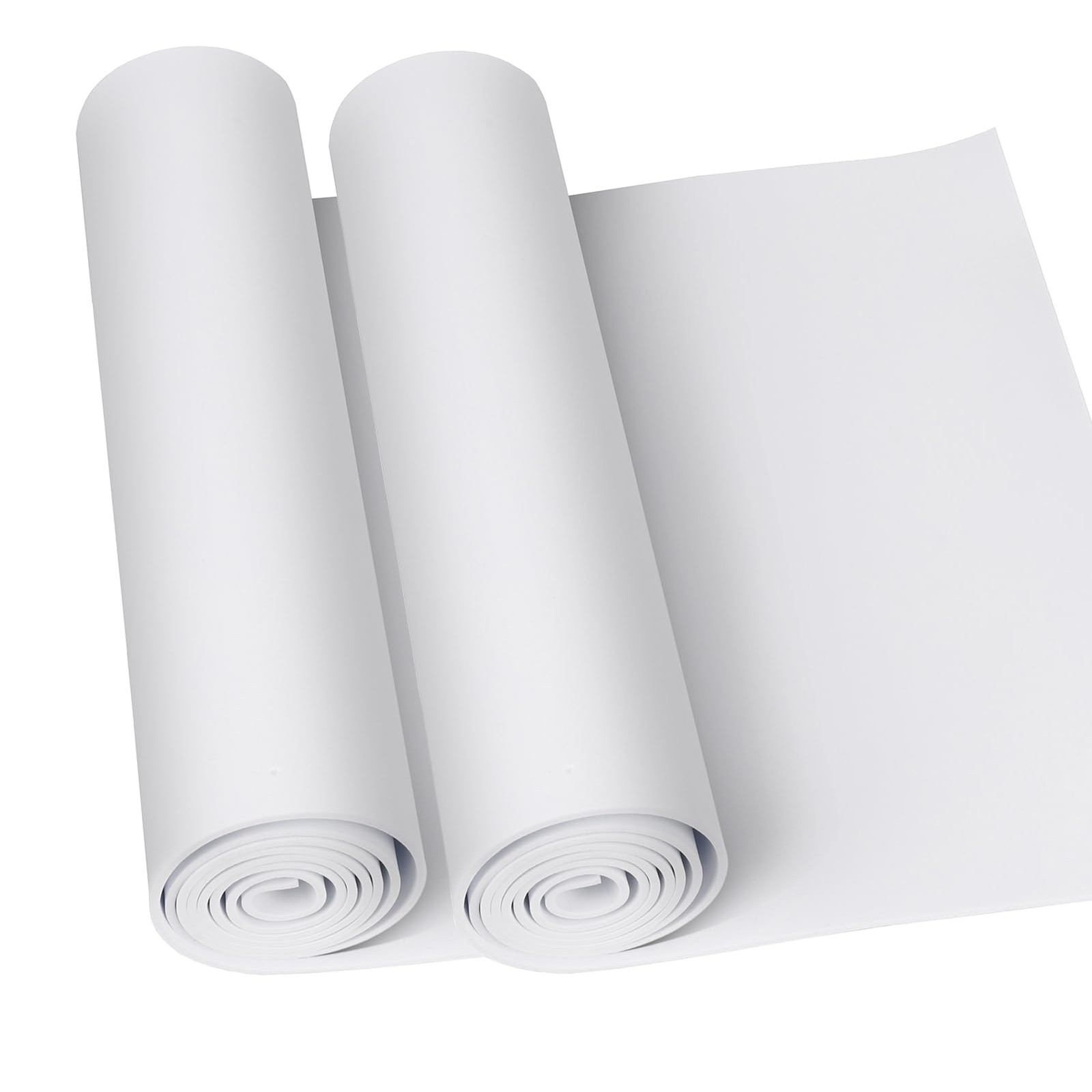 Mousse EVA blanche 1mm pour cosplay et loisirs créatifs - Lot de 2 plaques