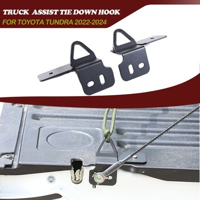Rear Tailgate Tie Down Hooks Cargo Bed Anchor Rings Fit Toyota Tundra 2022-2024