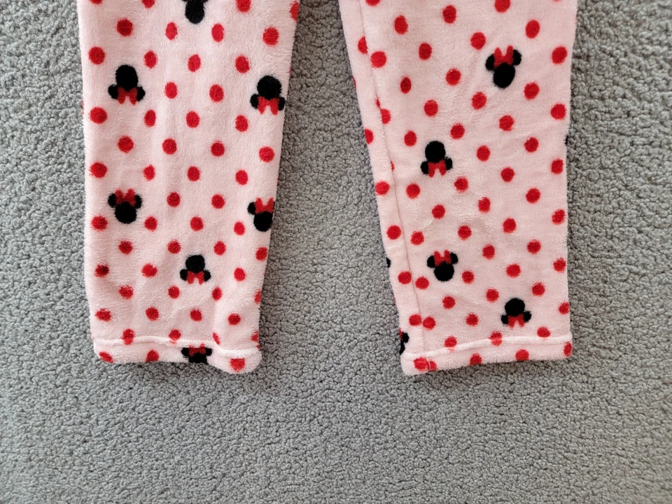 Disney Unisex Minnie Mouse Felpa Polar Pantalones Niños Pequeños y Grandes M/8 Multicolor Foto 4 de 4