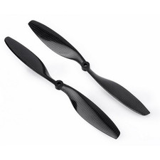 2 Pairs 1045 Carbon Fiber Airplane Propeller CW CCW For F450 F550 Quadcopter a