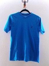 Nautica T-Shirt Boys Youth Size L/G/G 14/16 Navy Blue Short Sleeve