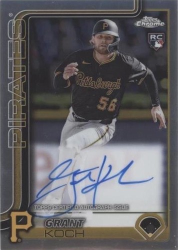 Grant McCray (RC) 2025 Topps Chrome On-Card Rookie Auto #RA-GM