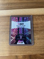 BWT Alpine Team Logo 2025 Topps Chrome Formula 1 F1 Pink Checker /250