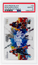 2024 Panini Prizm Black Paolo Banchero/Shaquille O'Neal Color Blast Duals #10
