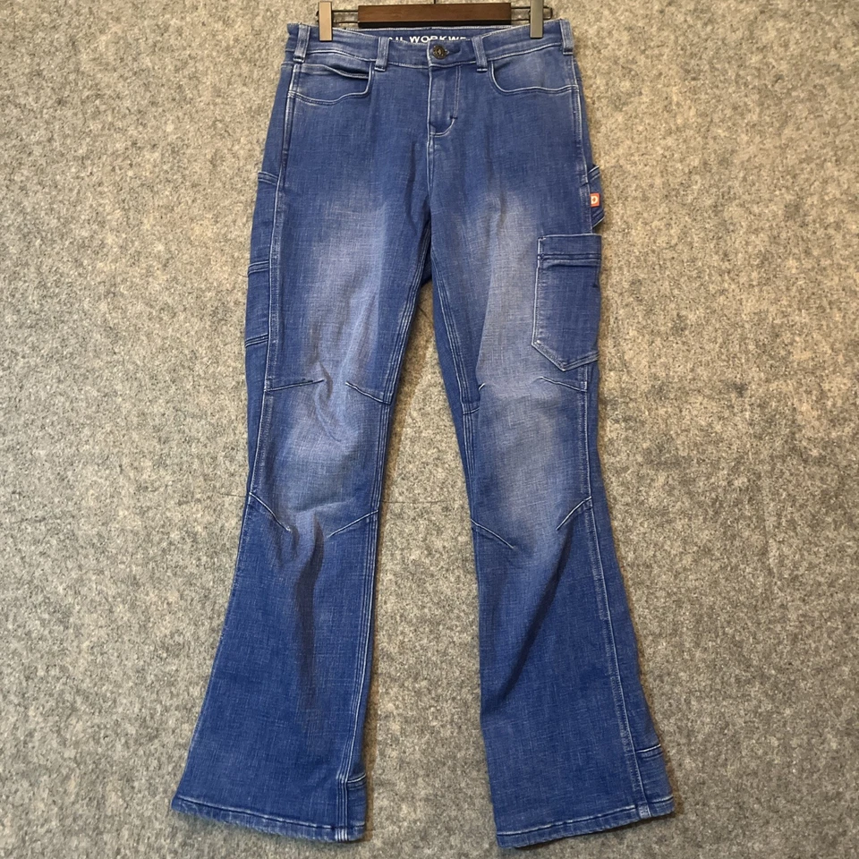 Pantalones de carpintero ajustados de doble frente 6/30 denim Dovetail Workwear para mujer Foto 2 de 4