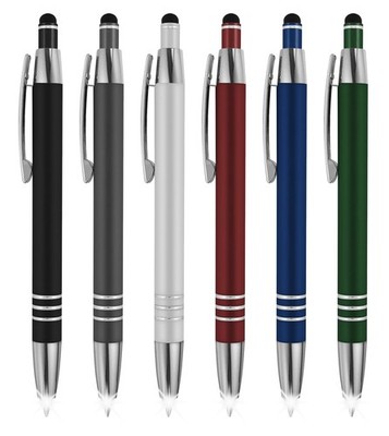 3 in 1 Multi-Function Soft Touch Pen with Light for Pilots, Nurses, Doctors E...