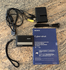 SONY Cybershot DSC-T20 Black 8.1MP 3x Compact Digital Camera Access..