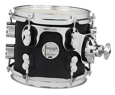 PDP Concept Maple 7x8 Suspended Tom Satin Black Finish Ply with Chrome Hardware