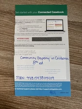 413- EBOOK ACCESS CODE ONLY Community Property in California by Grace Ganz 