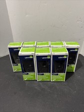 Leviton Combination Switch Outlet Brown 15A 120V AC Lot Of 8