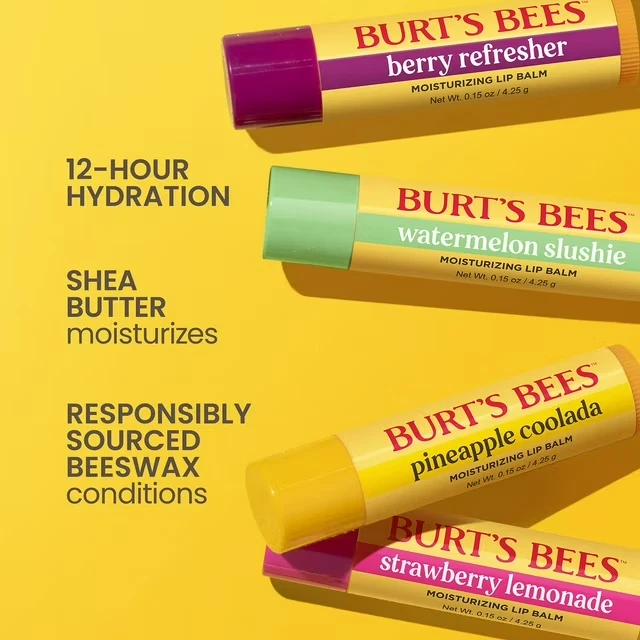 Pack de 10 bálsamos labiales inspirados en bebidas Burt’s Bees edición limitada Foto 3 de 4