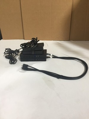 Lot of 2 Dell K20A WD19DC Docking Station Dual USB-C 210W With 2 Dell 130.0W