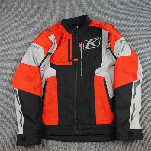 Klim Dakar Jacket Mens Large Softshell Motorcycle Cordura Reflective Riding - product listing photo