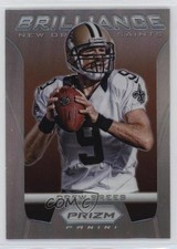 2012 Panini Prizm Brilliance Silver Prizm Drew Brees #14 0x73