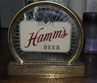Vintage Hamms Beer Countertop Sign. Glass