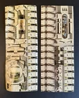 Vintage Star Wars Death Star CARDBOARD BACKDROP Pair 2 Set Original 1978 Kenner