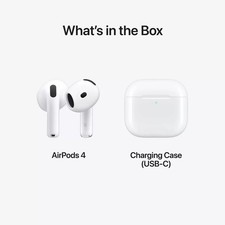 Cuffie Apple AirPods 4 Generazione Nuove Originali Sigillate Custodia USB-C