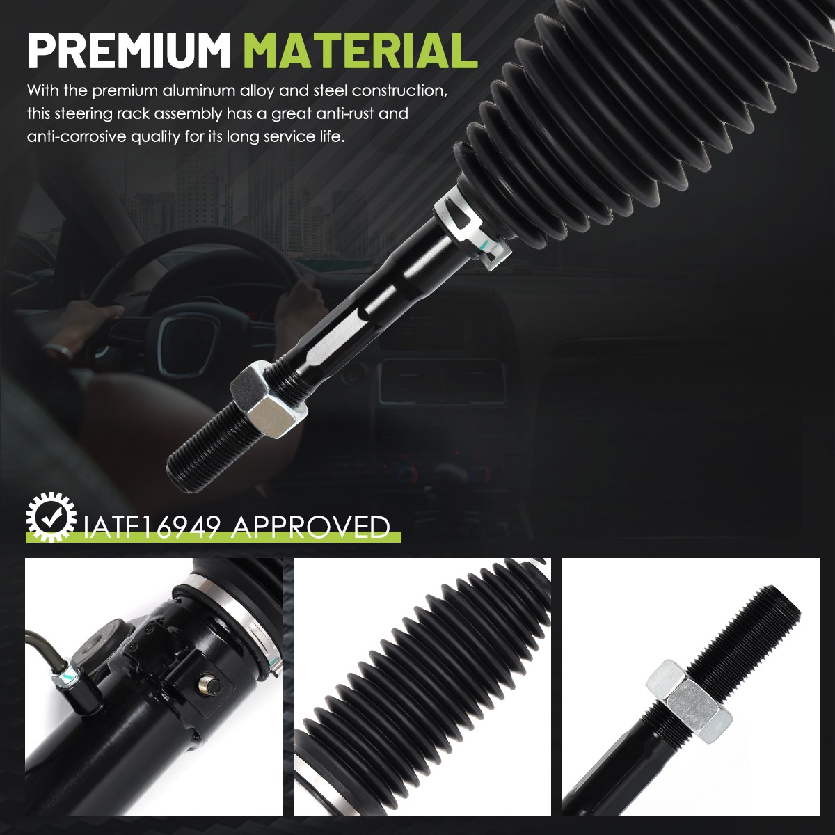 OEM Power Steering Rack and Pinion Assembly For 2004-2010 Toyota Sienna 3.3 3.5L