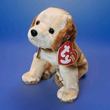 Vintage 2003Ty Beanie Baby - BADGES the Dog (6 Inch) Plush Stuffed Animal