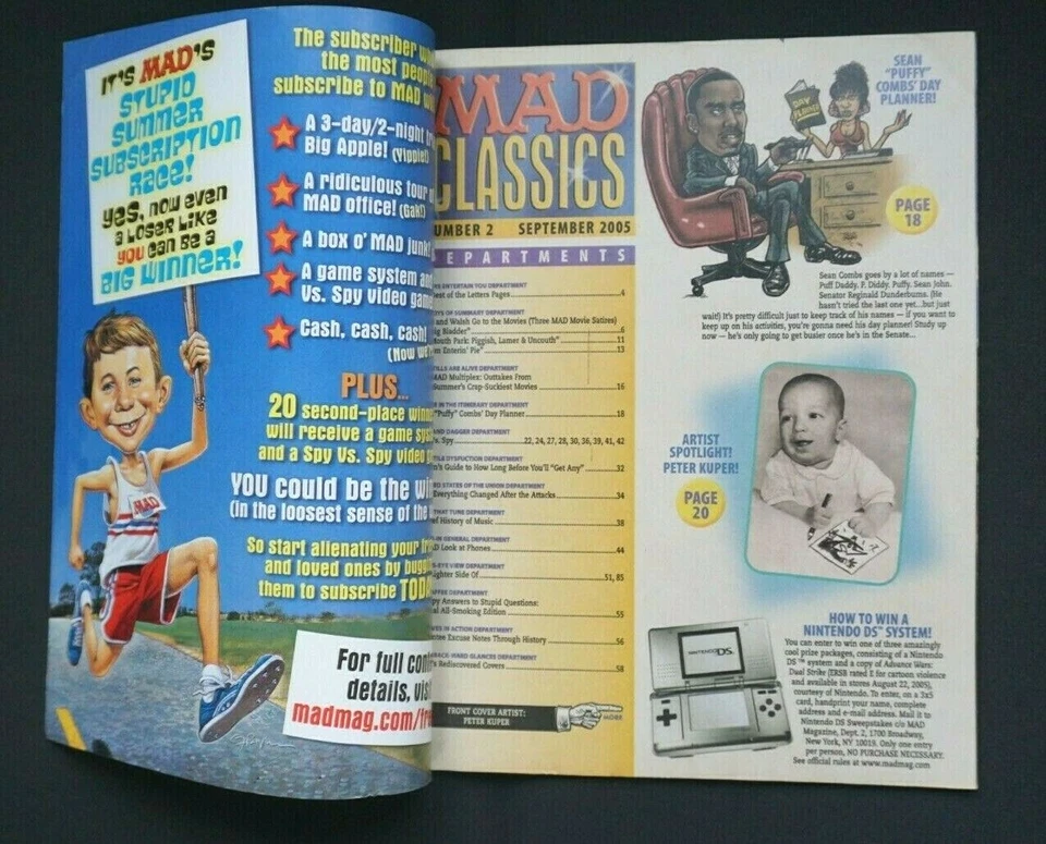 Mad Magazine : Mad Classics Issue No #2 - September 2005 - Alfred E Neuman - Image 3 of 4
