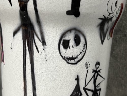 Nightmare Before Christmas Halloweentown Oogie Tumbler Only One In Existence - Picture 7 of 24