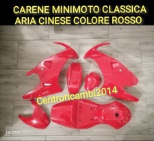 CARENE MINIMOTO  ARIA 2T ARIA CINESE COLORE ROSSO NUOVE CARENA MINIMOTO 