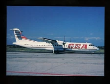 Aviation Airplane Airline postcard Air Hobby #45 Aeropaspatiale Alenia ATR72 202