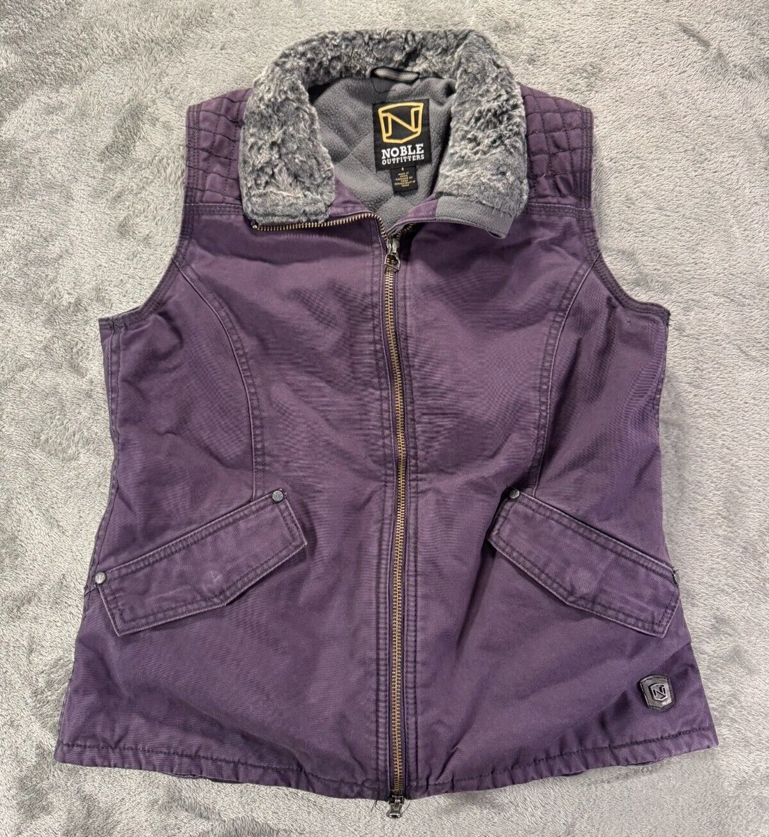 Gilet Sans Manches Noble Outfitters – Rouge, Taille S, En Coton, Zip, Pour Outdoor Et équitation
