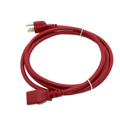 Red 6FT AC POWER SUPPLY CORD CABLE PLUG FR MICROSOFT XBOX 360 CHARGER ADAPTER