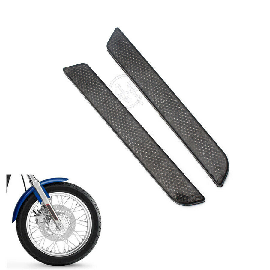 Smoke Motorcycle Front Fork Leg Reflector Safety Warning for Harley