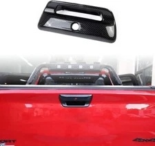 Carbon Fiber Print Car Rear Trunk Door Handle Trim Fits 19-25 RAM 1500 2500