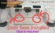 Door Fix (1 Set Of 2 Pieces) for Mattel Space 1999 Eagle action figure diorama