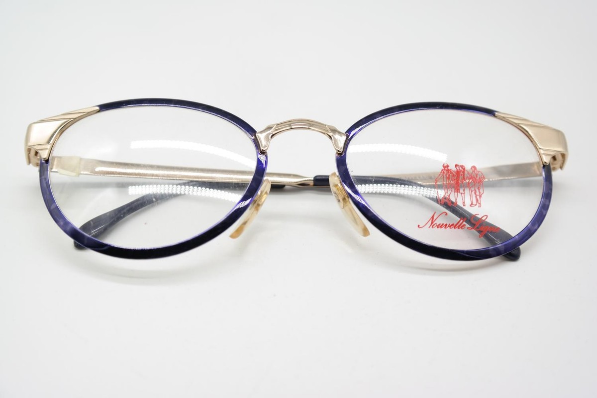 Lunettes Vintage Trend Line G 127 - Monture Violette Multicolore, Ovale, NOS (neuf Sans étiquette)