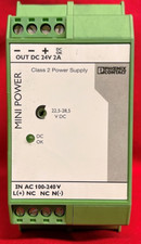 PHOENIX CONTACT MINI POWER SUPPLY M/N: 2938730   100-240 VAC   CLASS 2