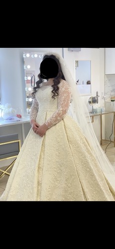 Brautkleid Gelinlik Maßgeschneidert Gr.40-44 inkl. Reifrock - Bild 2 von 9