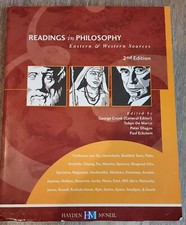READINGS IN PHILOSOPHY Eastern & Western Sources 2 Edition By George Cronk 
