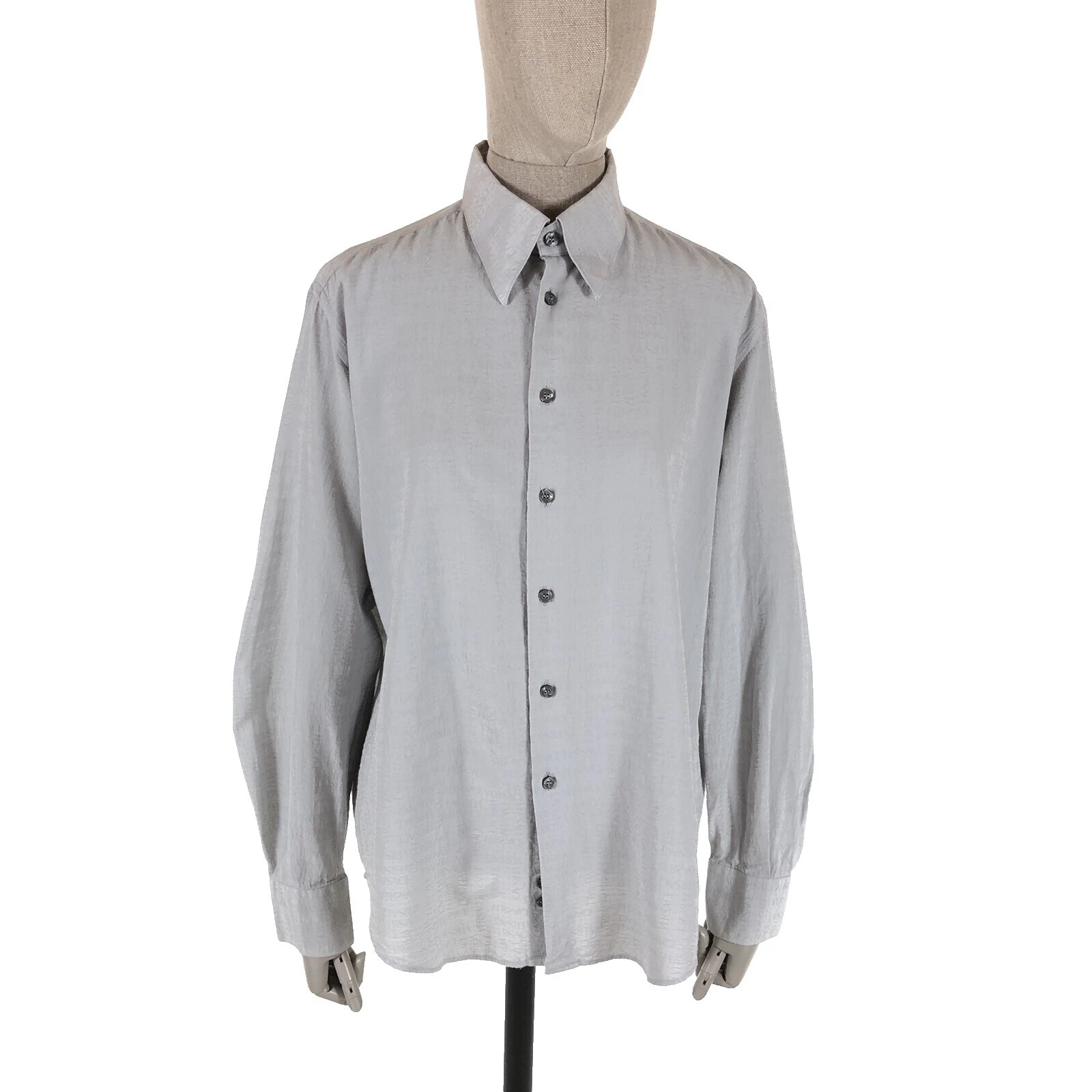 Camisas Sociais Versace mistura de Algodão para Homens