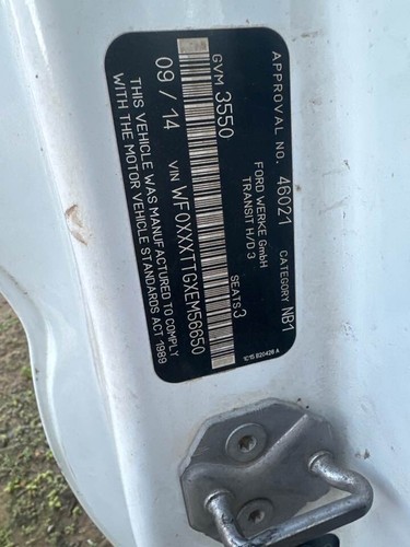 2014 Ford Transit Custom Tourneo Diesel Front Wiper Motor 2013-2019 #B280 - Picture 12 of 12