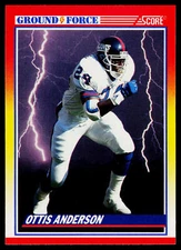 Ottis Anderson, 1990 Score, #562, New York Giants,