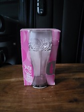 McDonalds Coca Cola Glass 2006 Pink Limited Edition - Coke Retro