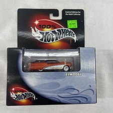 100% Hot Wheels 1950 Buick ELWOODY Larry Wood LE. 2002 acrilico arancione e bianco RR