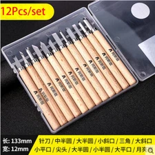 Wood Carving Knife Chisel Tool Kits Woodworking Whittling Cutter Chip Hand Cut
