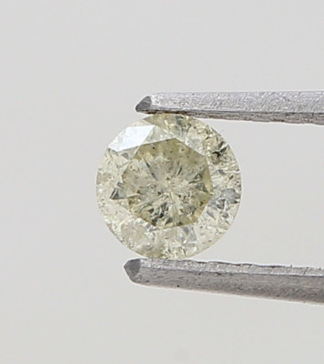 0.22Ct Natural Fancy Diamond 4 mm Round Brilliant Cut Loose Earth mined Diamond