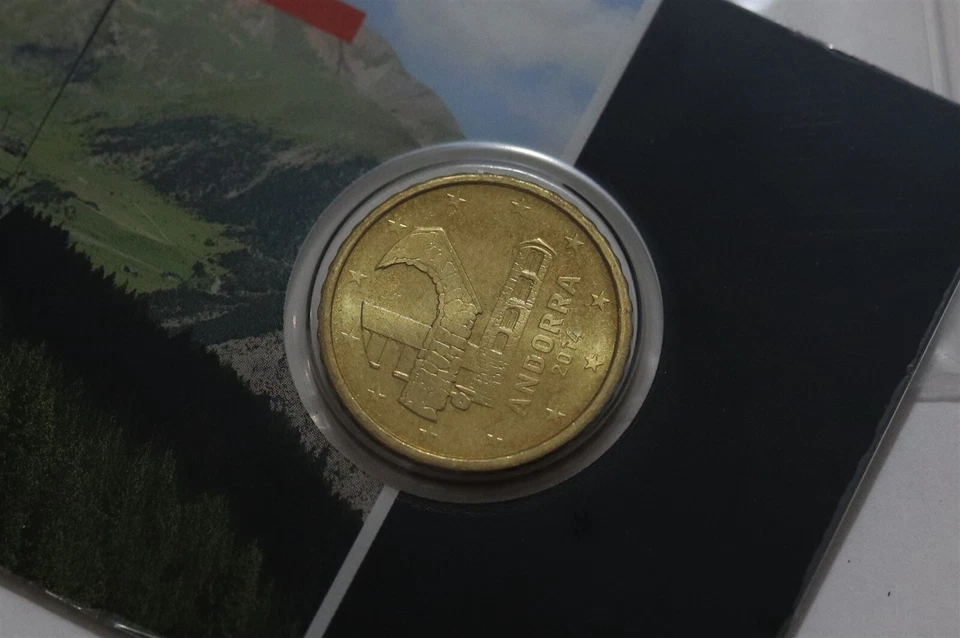 🧭 🇦🇩 ANDORRA 10 CENTIMES 2014 CARD LIMITED EDITION B62 #63 CG36 - Image 2 of 4