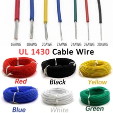UL1430 Electronic Wire Tinned Copper Wire 16/18/20~28 AWG Auto Marine Cable Wire