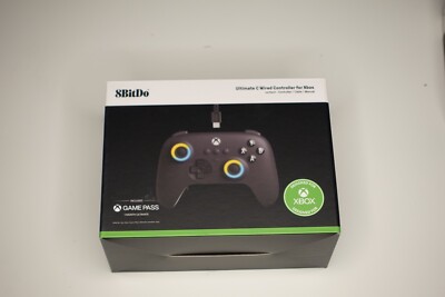 8BitDo Ultimate C Wired Controller for Xbox - Black - Game Pass
