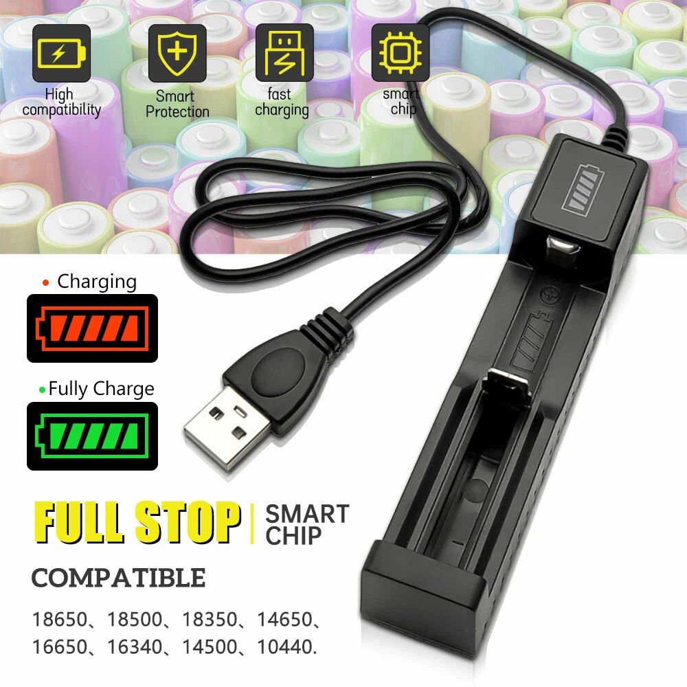 18650 Liion Rechargeable Battery Universal Charger For, 49 OFF