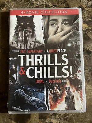 THRILLS AND CHILLS 4-MOVIE COLLECTION NEW -  DVD - NEW/SEALED   FREE SHIPPING